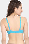 Rosaline Padded Wired Medium Coverage T-Shirt Bra - Blue Bird — thumbnail 2